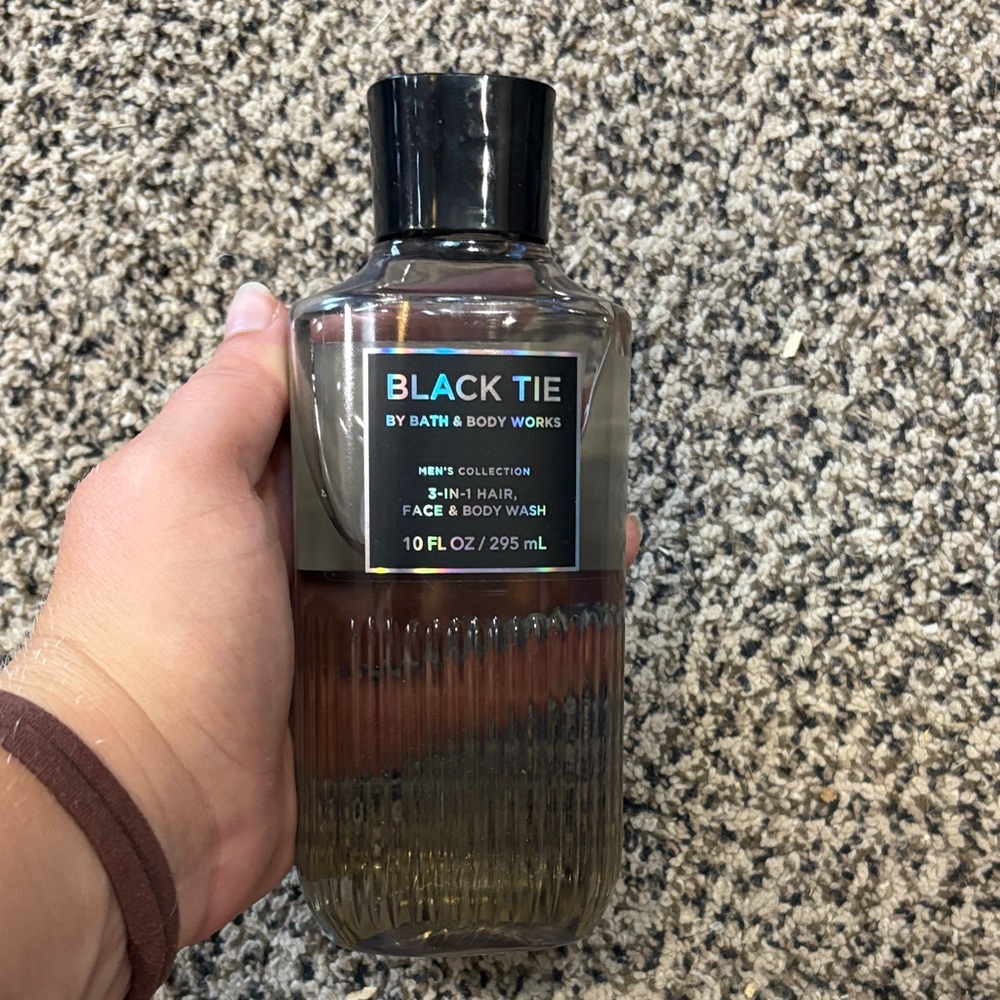 Brand New Bath & Body Works Black Tie 3-in-1 Wash